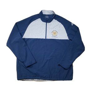 Adidas Golf Wind Breaker Performance Quarter 1/4 Zip Long Sleeve Stretch XL